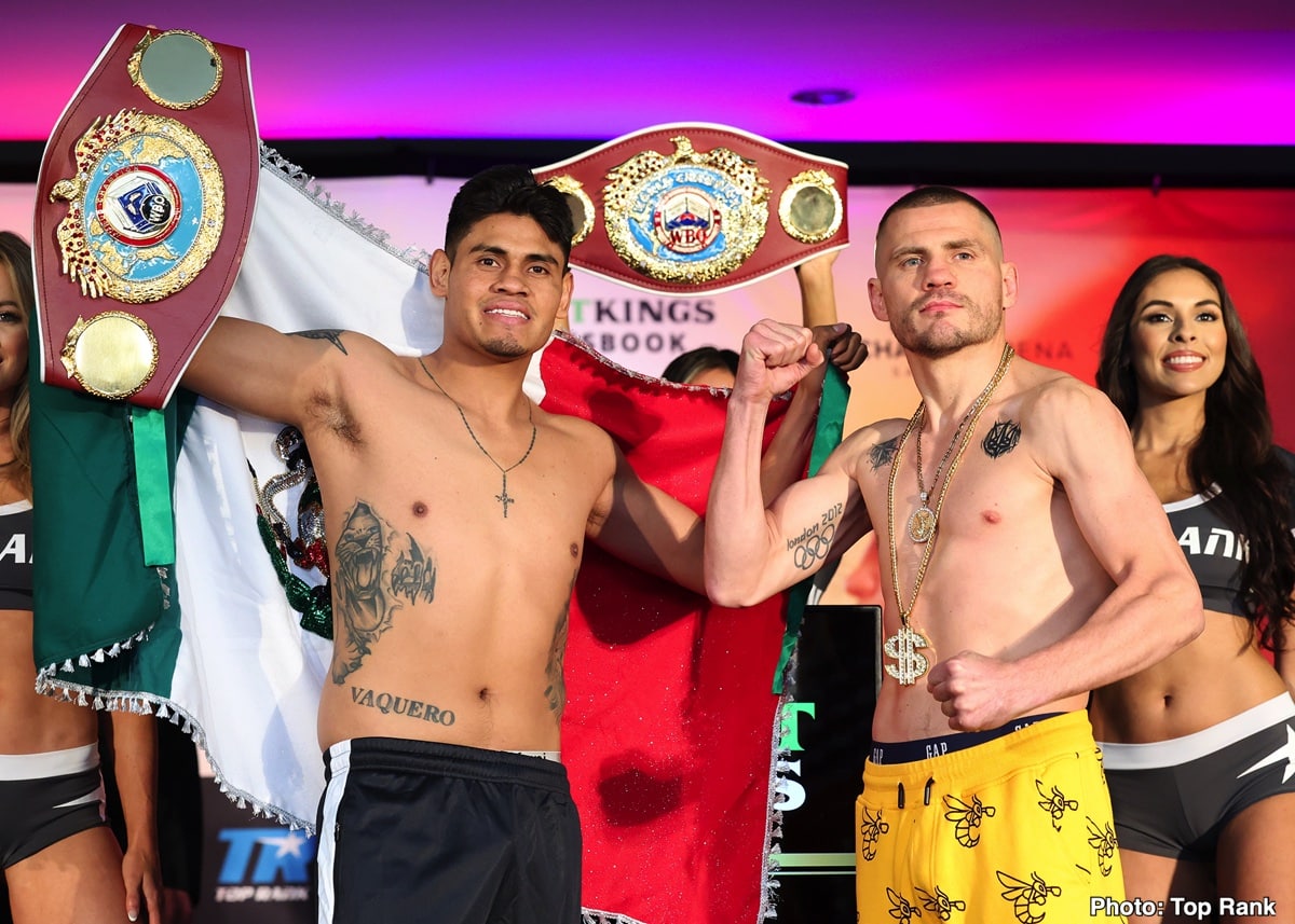 Live Results of Emanuel Navarrete vs. Denys Berinchyk Tonight