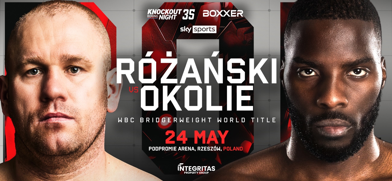 Łukasz Różański vs. Lawrence Okolie: Weigh-in Results for Friday in Poland