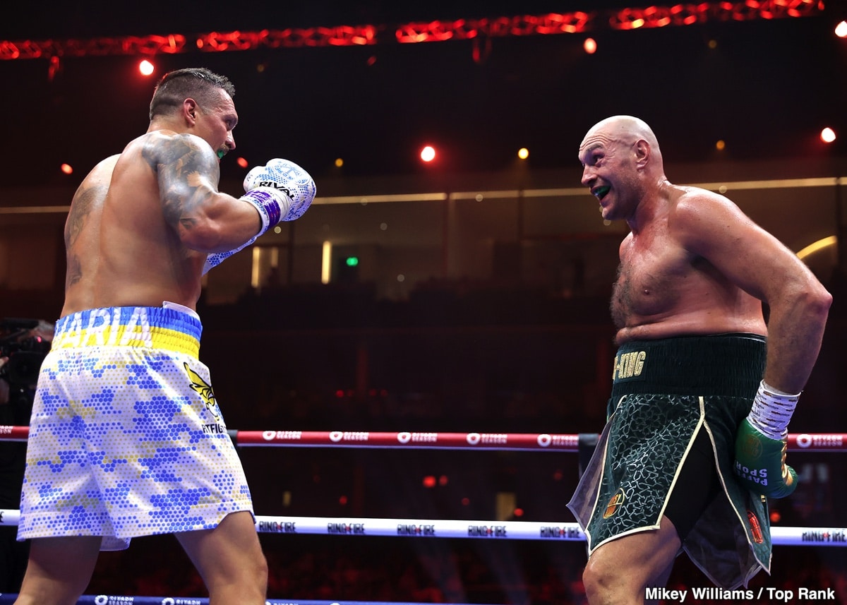 Tyson Fury’s Showboating Played Factor in Loss to Usyk Says Gareth A. Davies