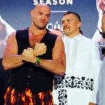 Fury Chickening Out? Refuses Eye Contact with Usyk at Final Presser