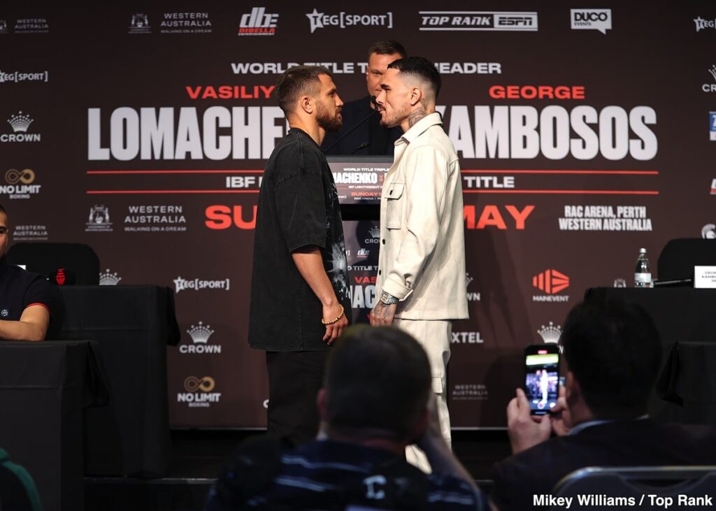 Live Results of George Kambosos vs. Vasily Lomachenko Tonight