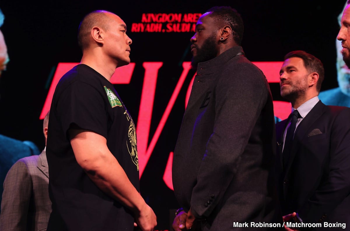 Wilder vs.  Zhang Live on DAZN on April 1st (Queensberry vs. Matchroom 5v5)