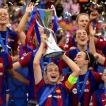 Barcelona topple Lyon in Women’s Champions League final to seal quadruple