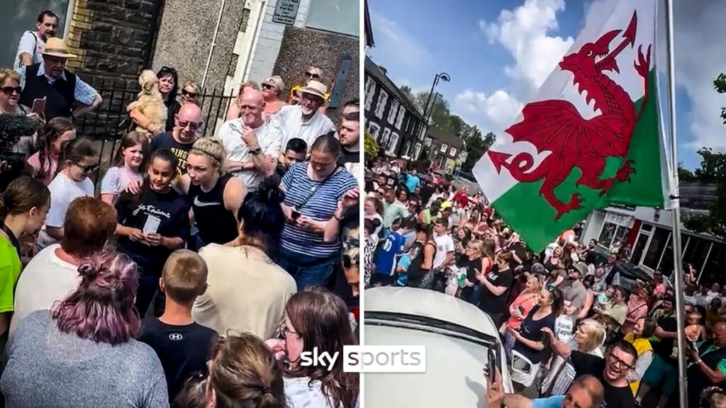 A hero’s welcome for Wales’ newest world champion Price!