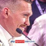 What was Usyk drawing during press conference? | ‘It’s my homework!’