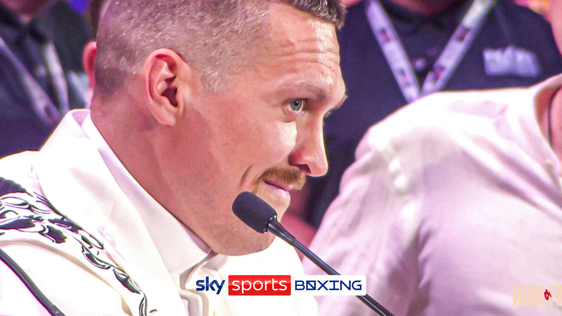 What was Usyk drawing during press conference? | ‘It’s my homework!’