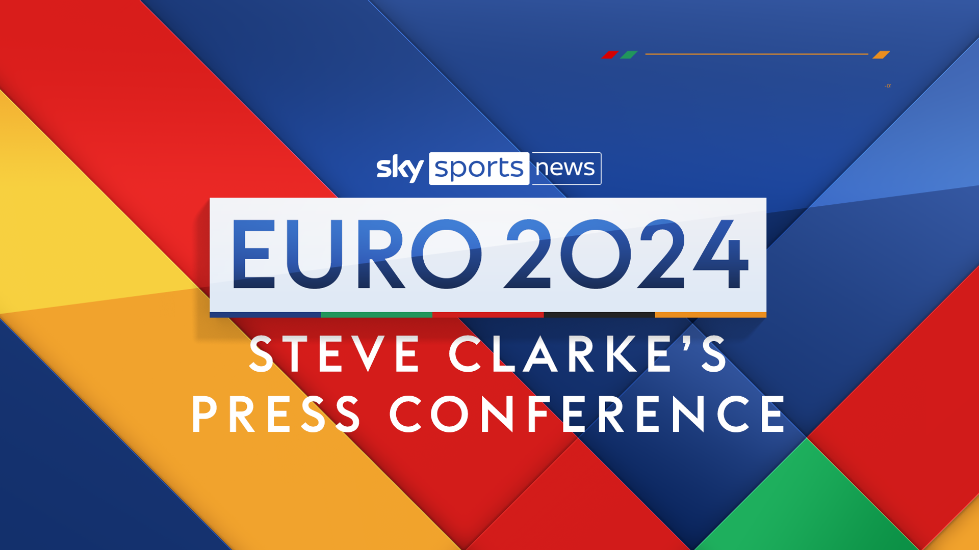 FREE LIVE STREAM: Clarke explains provisional Euro 2024 squad