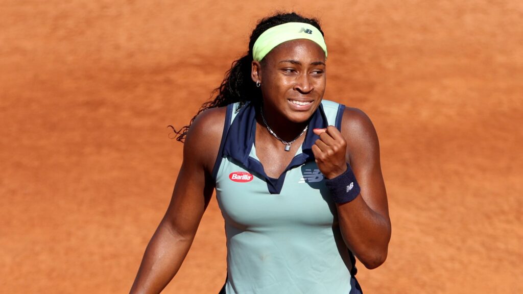 Gauff produces comeback to reach Italian Open quarters