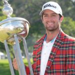 Riley takes maiden individual PGA Tour title on sombre day at Colonial