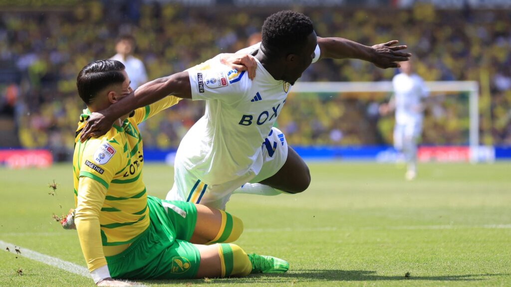 Farke questions offside goal as Norwich hold Leeds to play-off draw