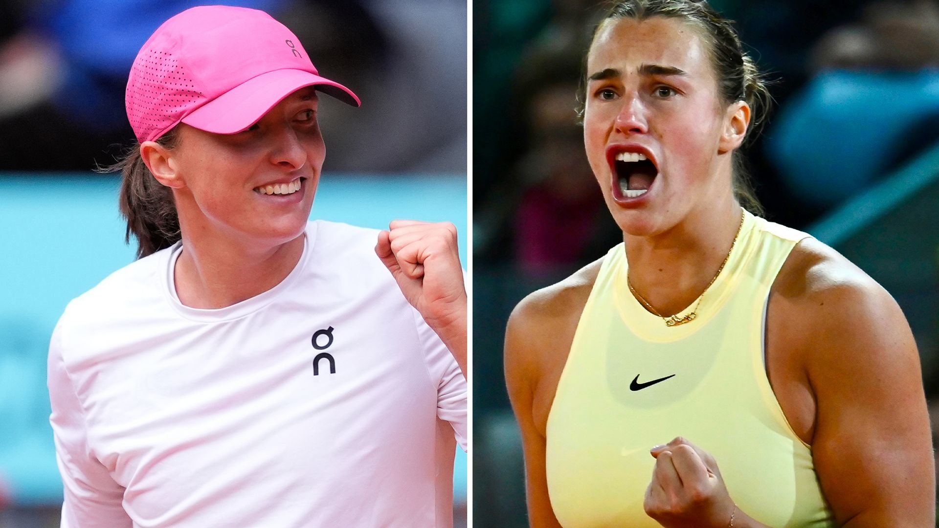 Swiatek and Sabalenka set for rematch in Rome final – live on Sky Sports