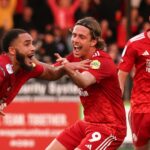 Play-off debutants Crawley storm to first-leg win over MK Dons