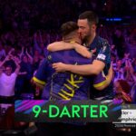 ‘YES, YOU BEAUTY!’ | Littler hits NINE-DARTER in Premier League Final!