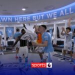 A title to remember! Man City continue celebrations in changing room!