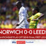 Offside that angered Farke and pen flashpoint in Norwich, Leeds draw