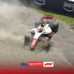 Huge Bearman crash causes F2 red flag shortly before F1 practice for Haas