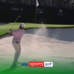 ‘Absolutely perfect’ | Rory eagles from bunker to extend lead