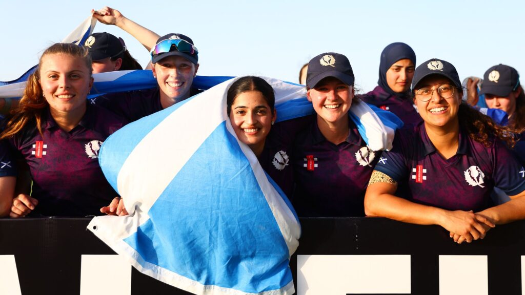 Scotland to face England after qualifying for first Women’s T20 World Cup