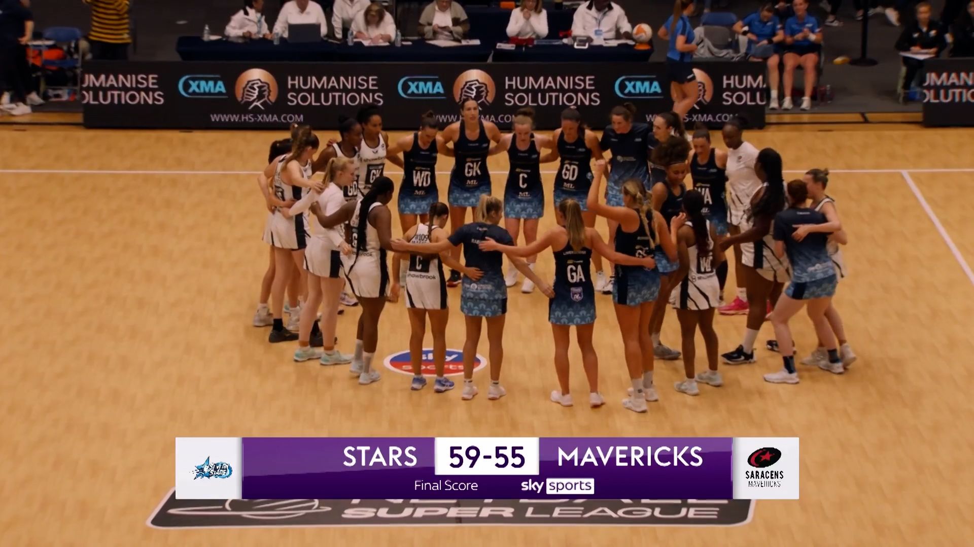 Severn Stars 59-55 Saracens Mavericks