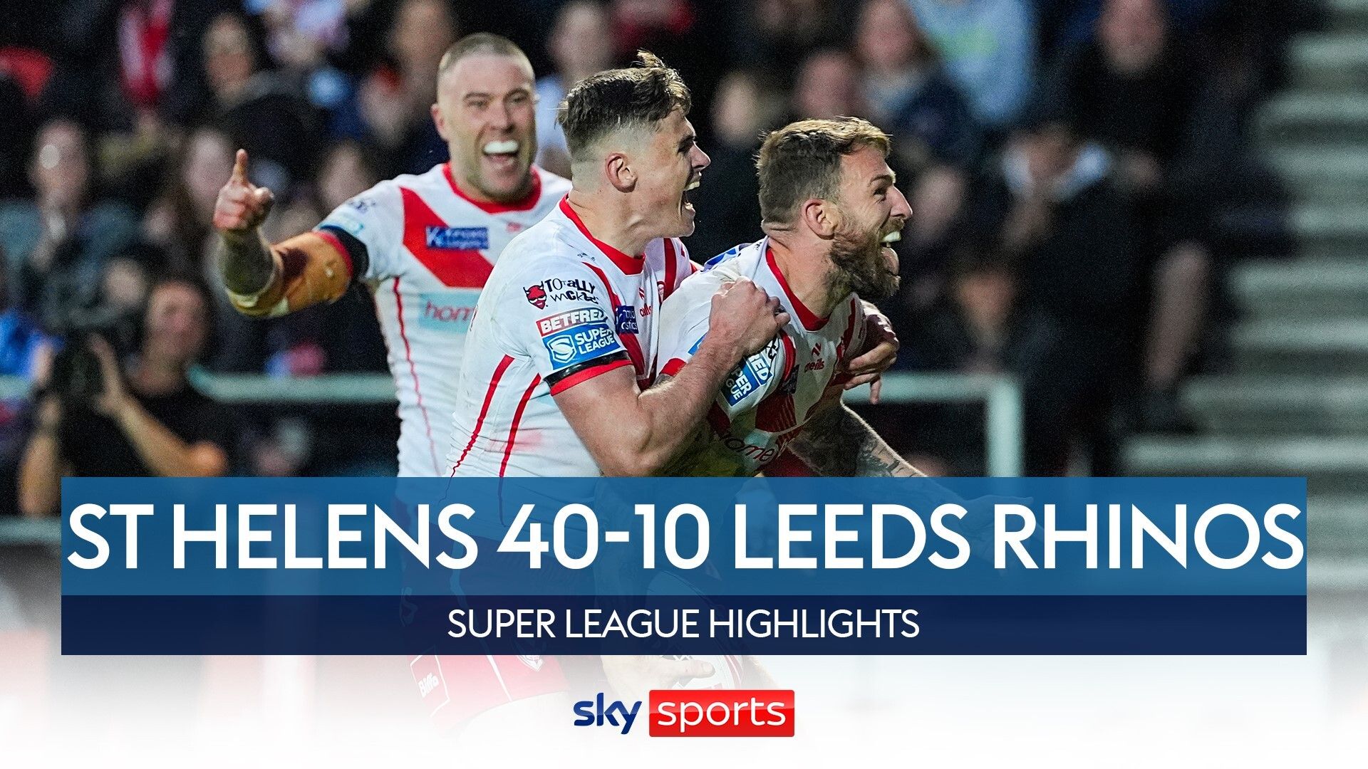 St Helens 40-10 Leeds Rhinos