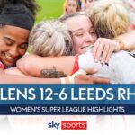 Women’s Super League highlights: St Helens 12-6 Leeds Rhinos