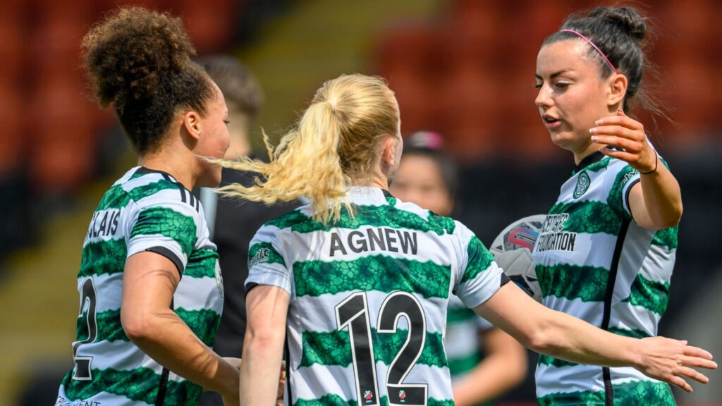 SWPL: Leaders Celtic stay ahead of Rangers on goal difference