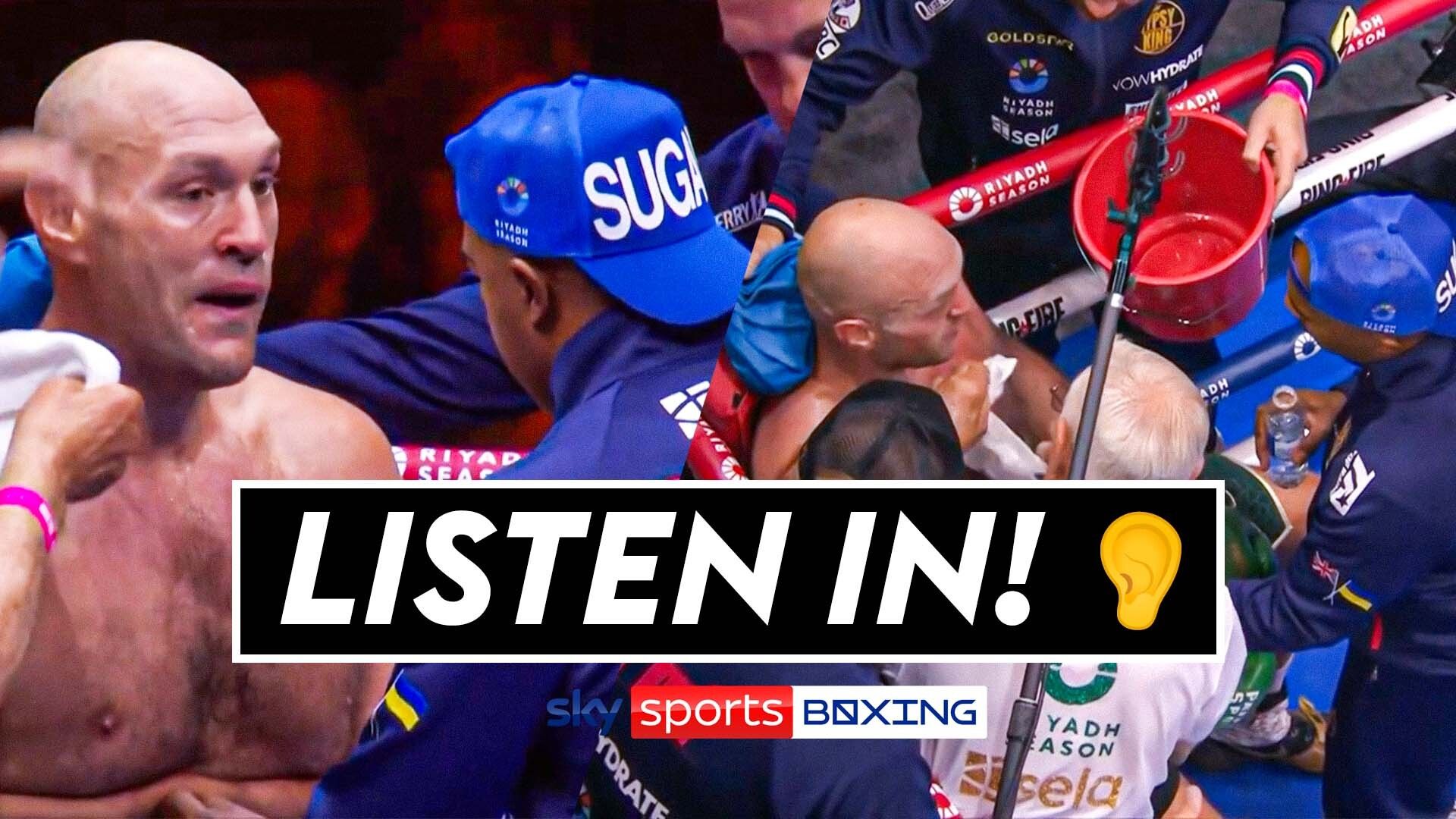 LISTEN IN! Was Fury’s corner a help or hindrance?