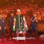 Tyson Fury’s fiery ringwalk!