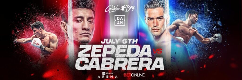 William Zepeda faces Giovanni Cabrera on July 6th on DAZN