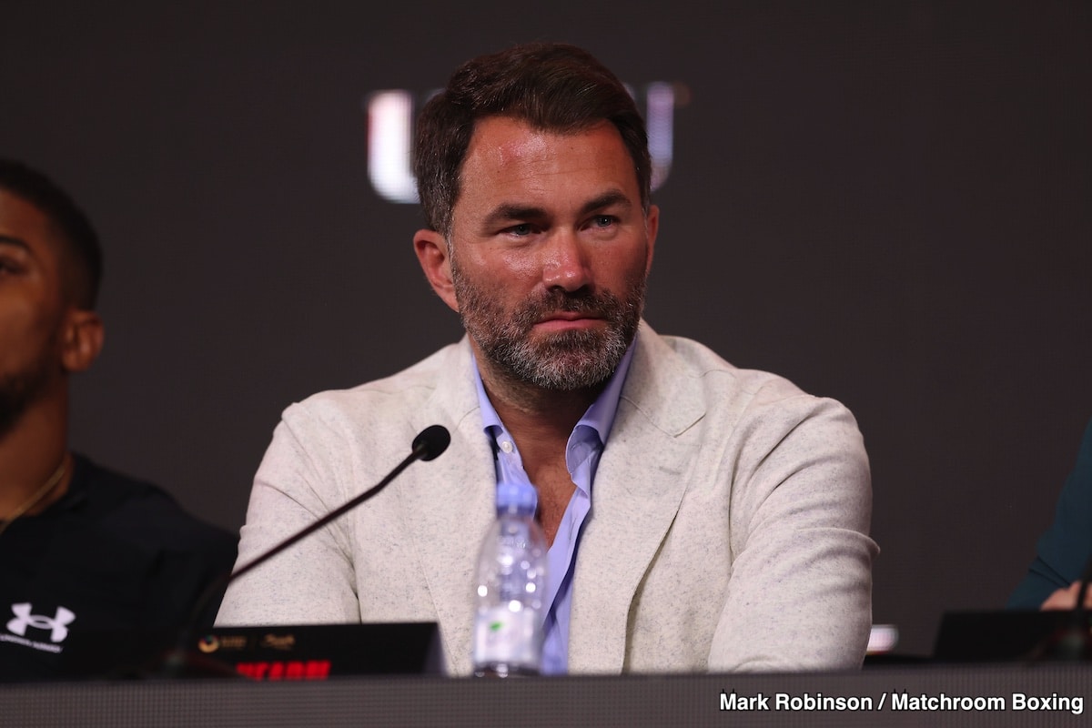 Eddie Hearn Claims Shakur Stevenson: “May Be Unbeatable”