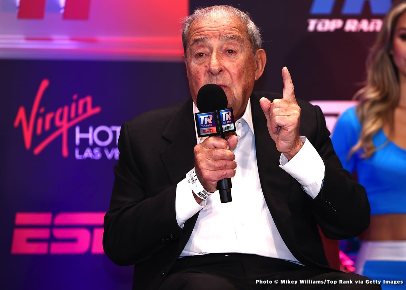 Bob Arum Dismisses Shakur Stevenson’s Claims of Favoritism Towards Lomachenko