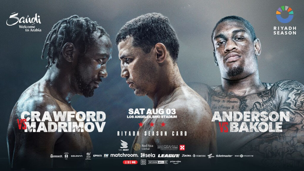 Crawford vs. Madrimov on ESPN+ PPV on August 3rd