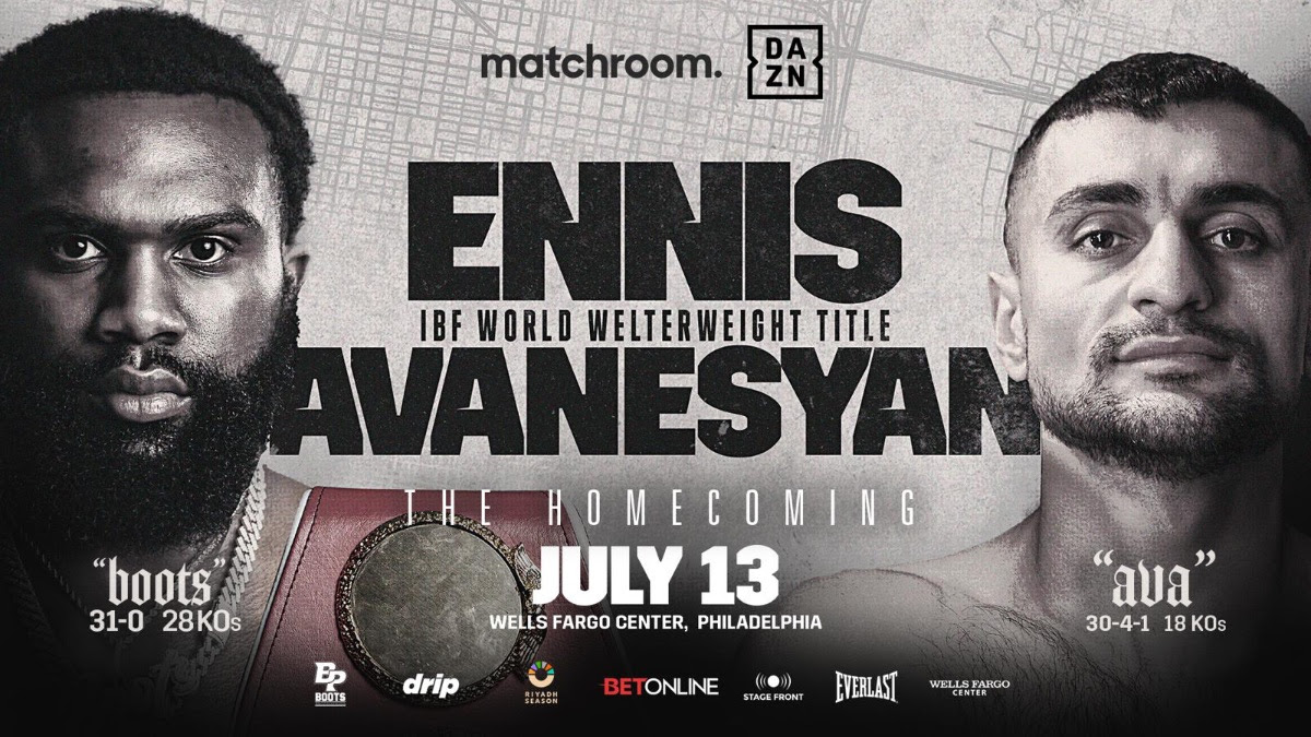 Jaron ‘Boots’ Ennis Faces David Avanesyan in Welterweight Headliner on Saturday on DAZN