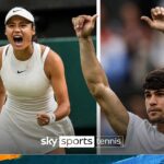 Alcaraz and Raducanu advance in thrillers | Best of Wimbledon Day Five