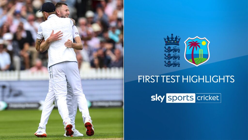 England vs West Indies | Hosts in command after Atkinson heroics