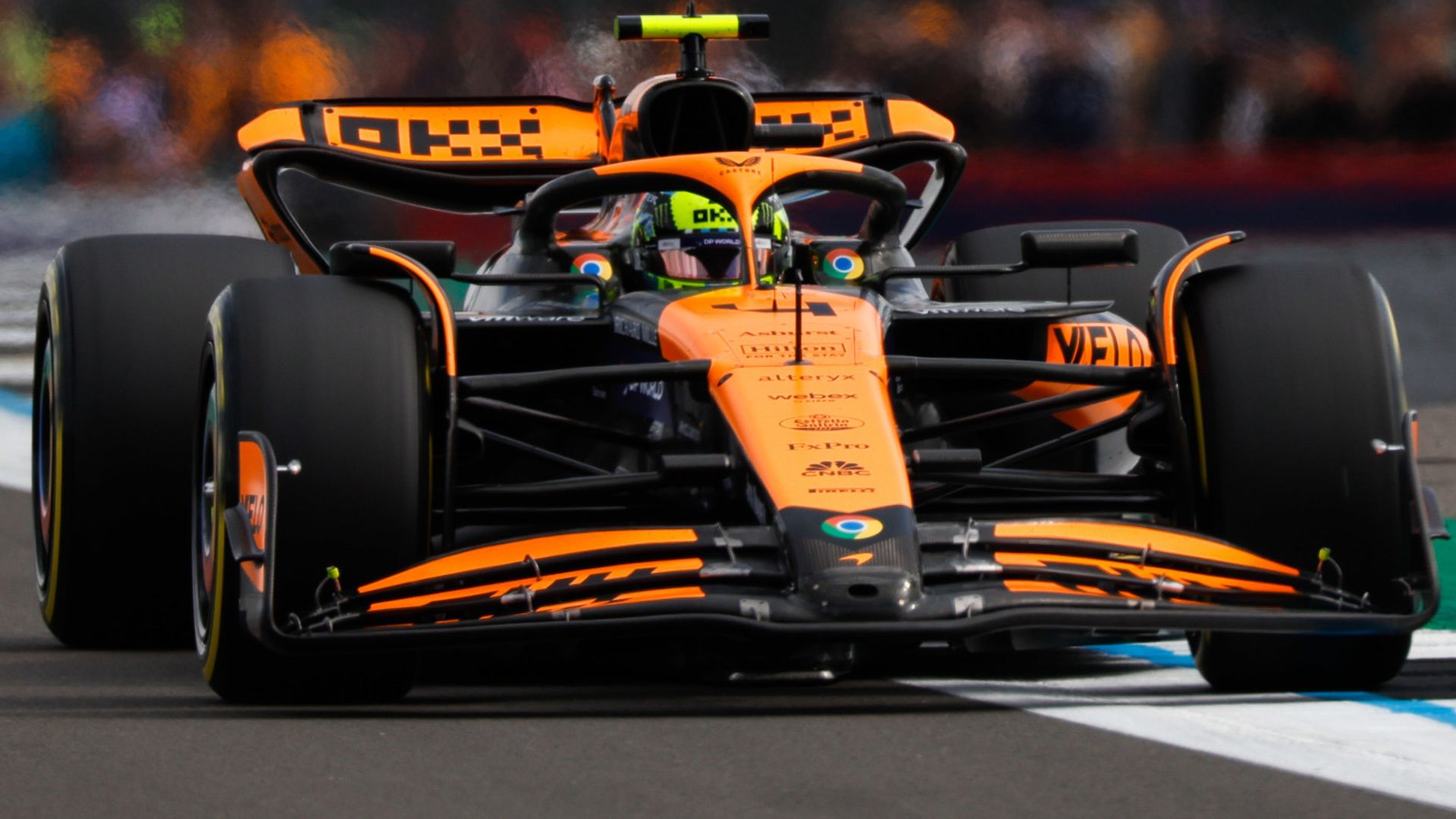 Norris makes flying British GP start with Verstappen adrift