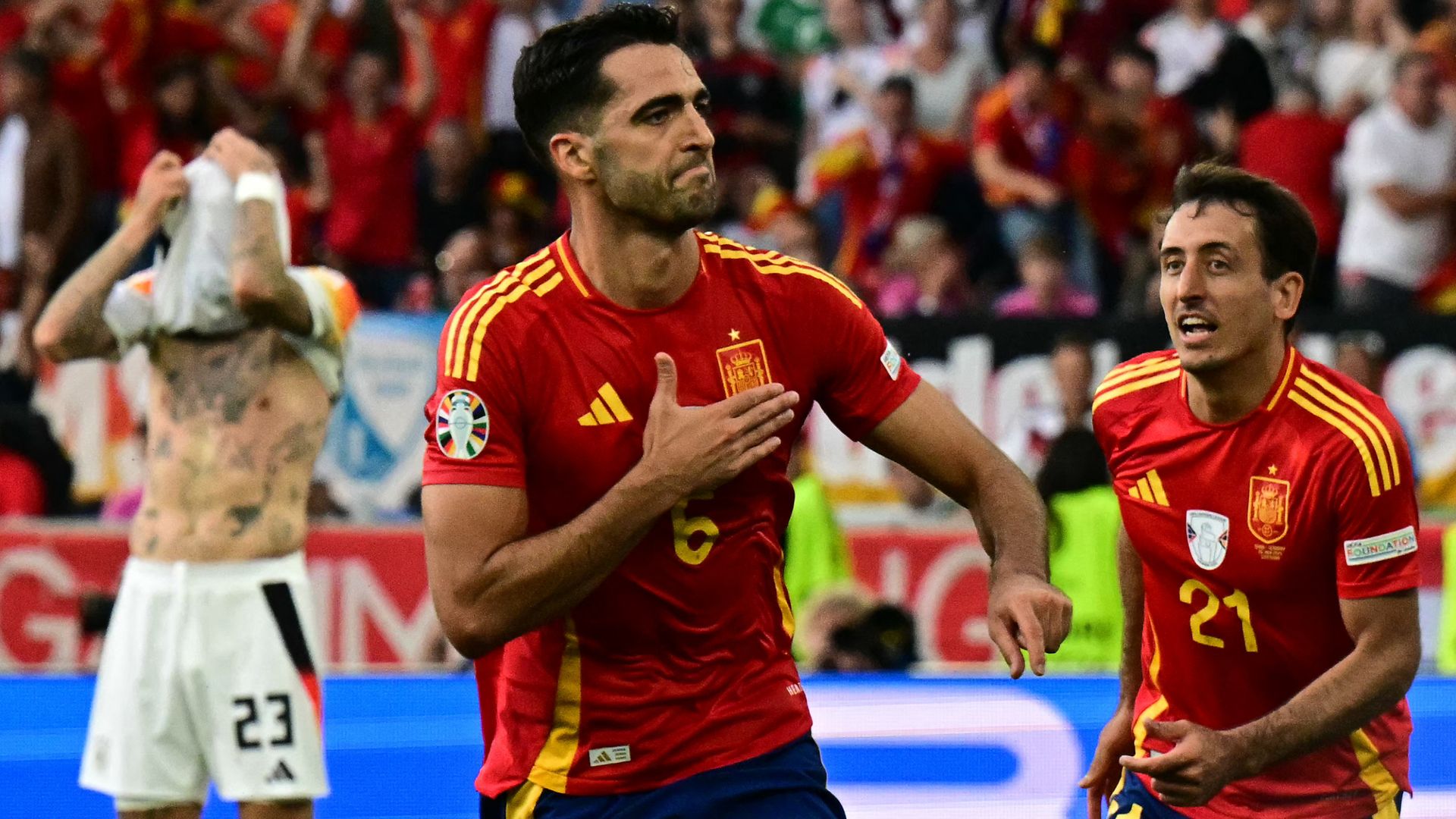 Spain dump out hosts Germany in extra-time to reach Euro semis