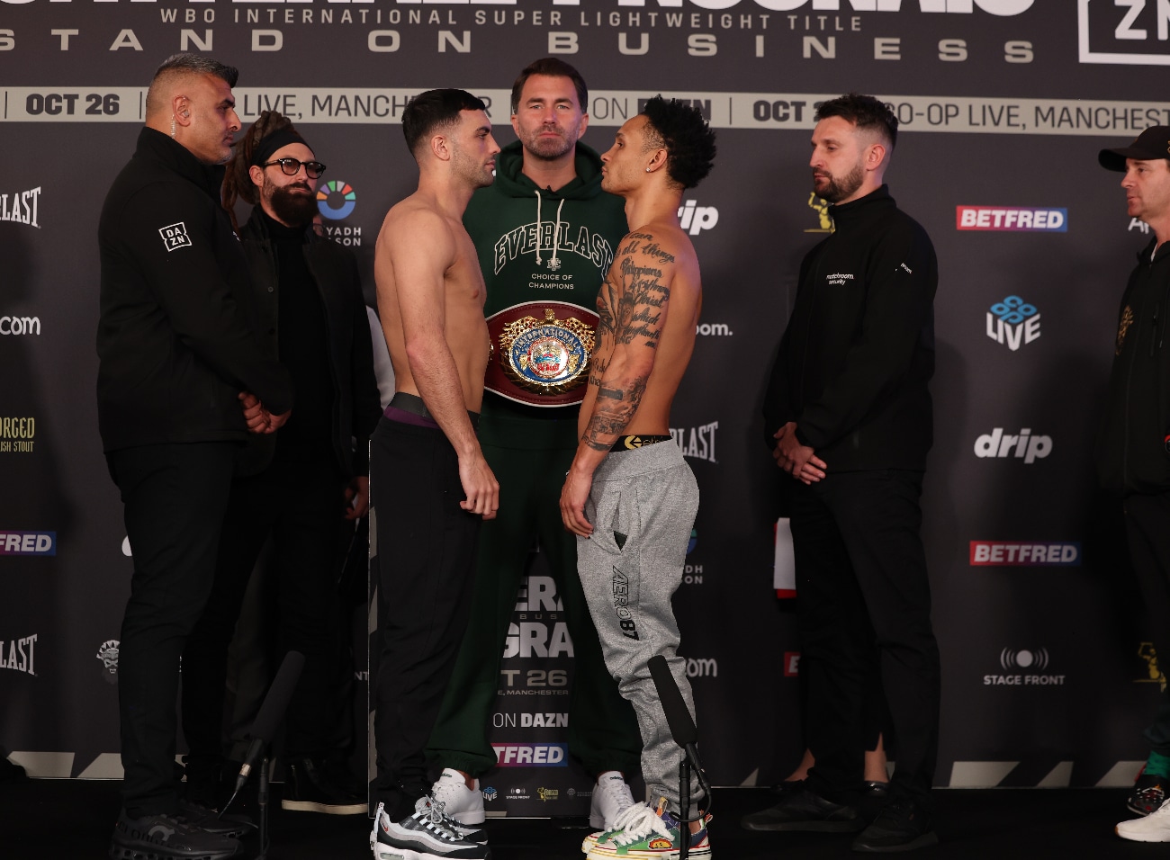 Jack Catterall 140 vs. Regis Prograis 139.7 – Weigh-in Results for Saturday,  Live on DAZN