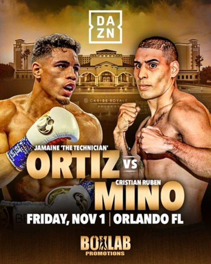 Jamaine Ortiz vs. Cristian Ruben Mino, Friday Night On DAZN