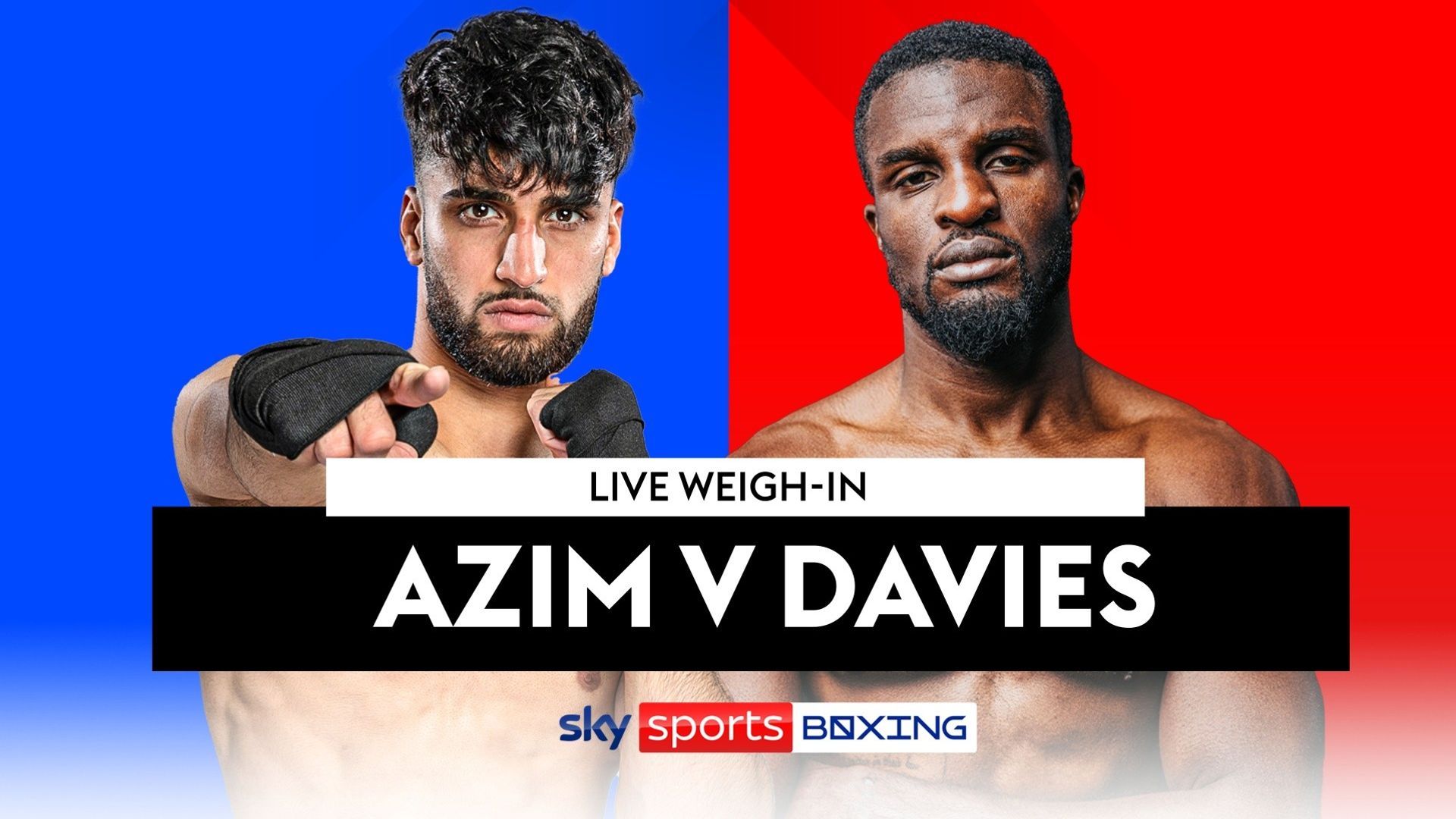 LIVE STREAM: Adam Azim vs Ohara Davies weigh-in!