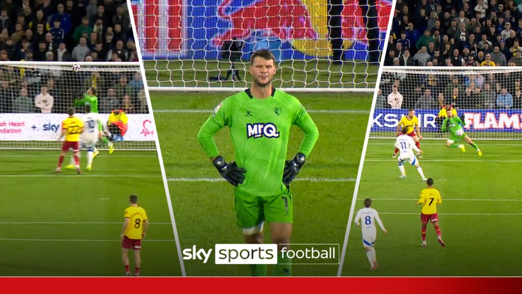 Two Leeds goals, TWO goalie gaffes!  Watford ‘keeper’s miserable night