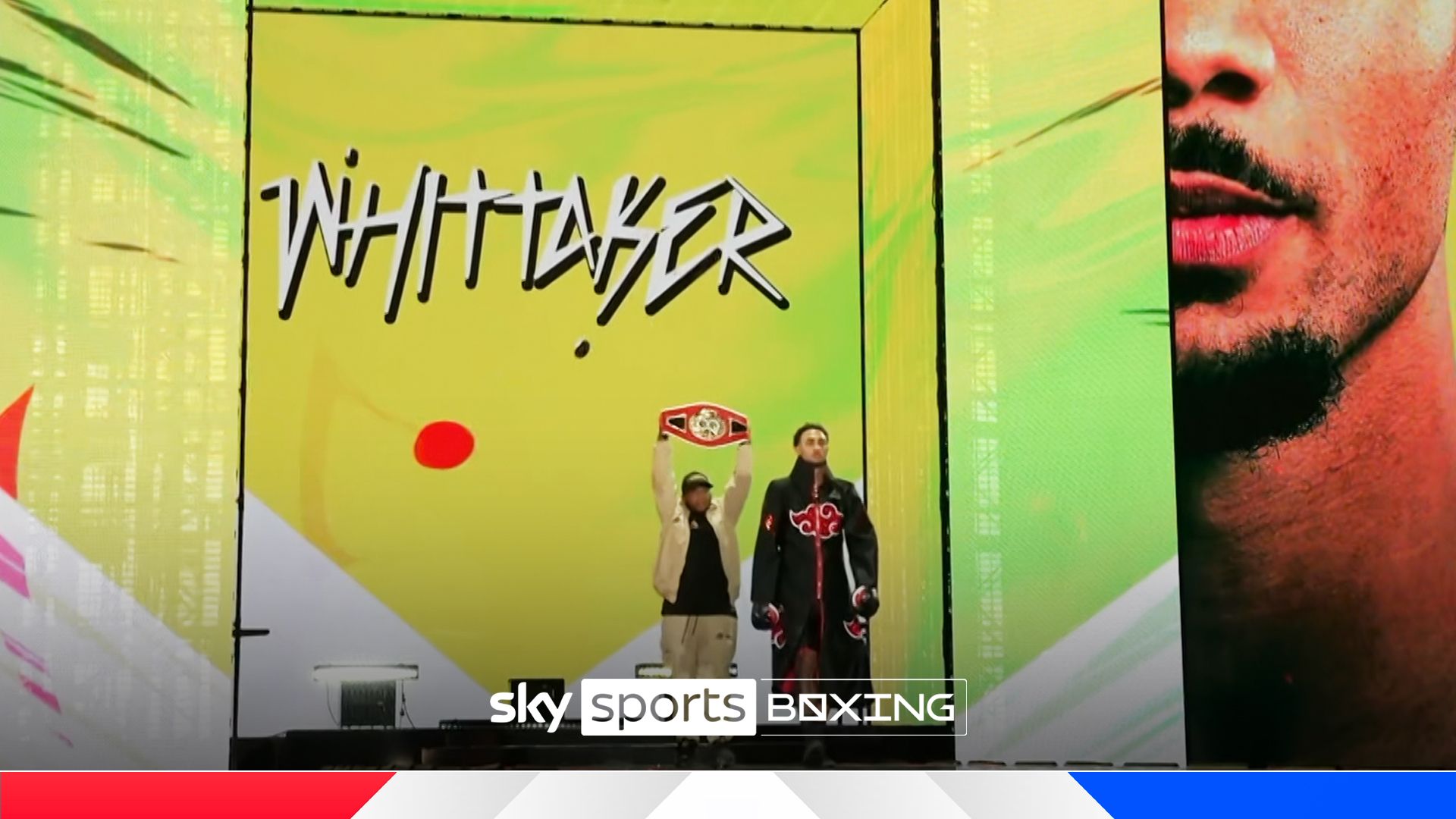 Ben Whittaker’s extravagant anime ringwalk