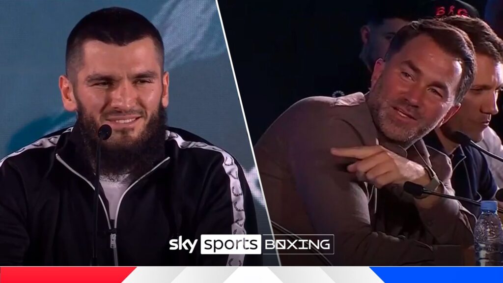 ‘He called you arrogant!’ | Awkward fan silence as Beterbiev fires back at Hearn