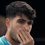 Humbert stuns Alcaraz in Paris as Dimitrov survives scare to progress