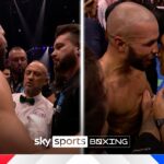 Eubank Jr and Benn COLLIDE! Bitter rivals clash heads in the ring