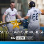 Pakistan vs England | First Test, Day Four highlights