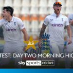 Pakistan vs England | Second Test, Day Two morning highlights