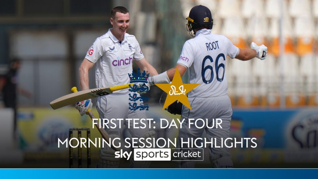 Pakistan vs England | First Test, Day Four morning session highlights