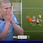 ‘The worst miss you’ll see in Haaland’s Man City career!’