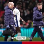 Saka to return to Arsenal for ‘further assessment’ after Nations League injury